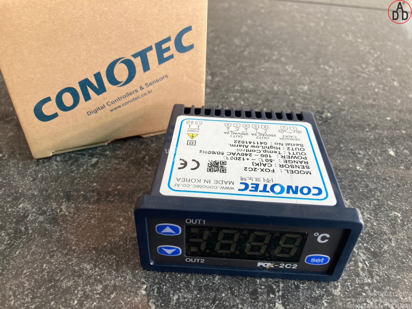 Digital Temperature Controller Model FOX-2C2 (1)